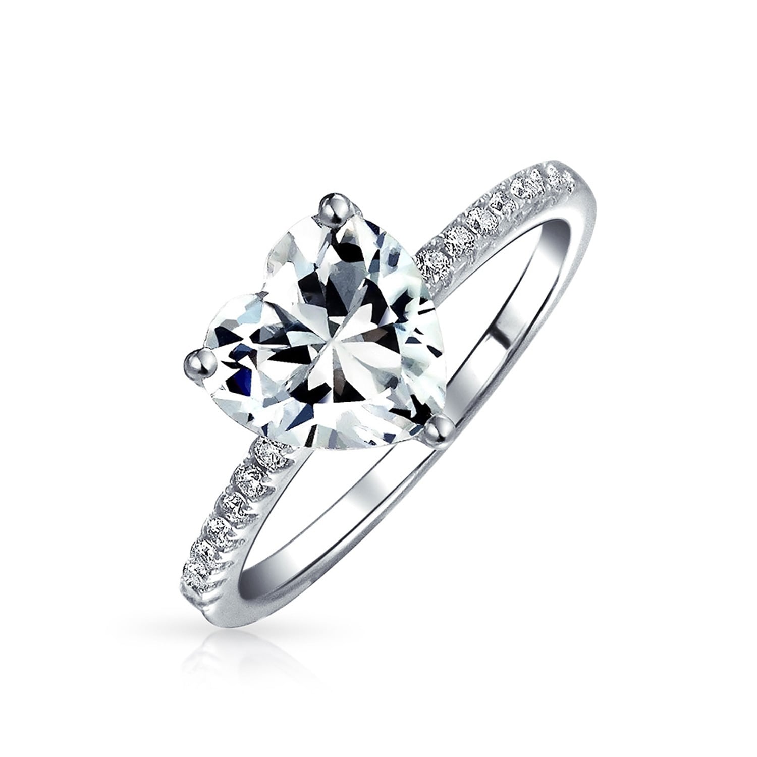 Details about  / Sterling Silver 2CT Solitaire CZ Criss Cross Infinity Engagement Ring
