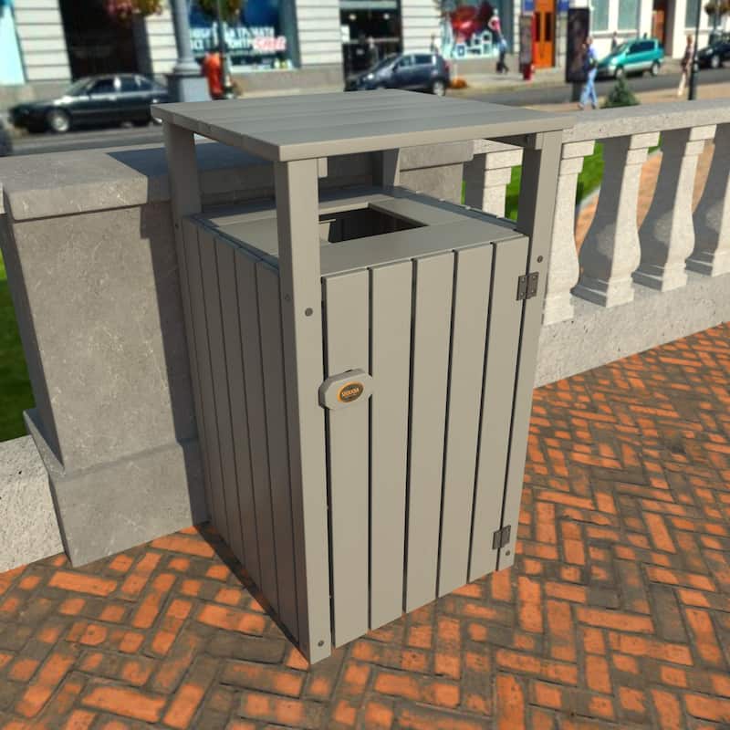 HIGHWOOD PROFESSIONAL Commercial Trash Can with Hood