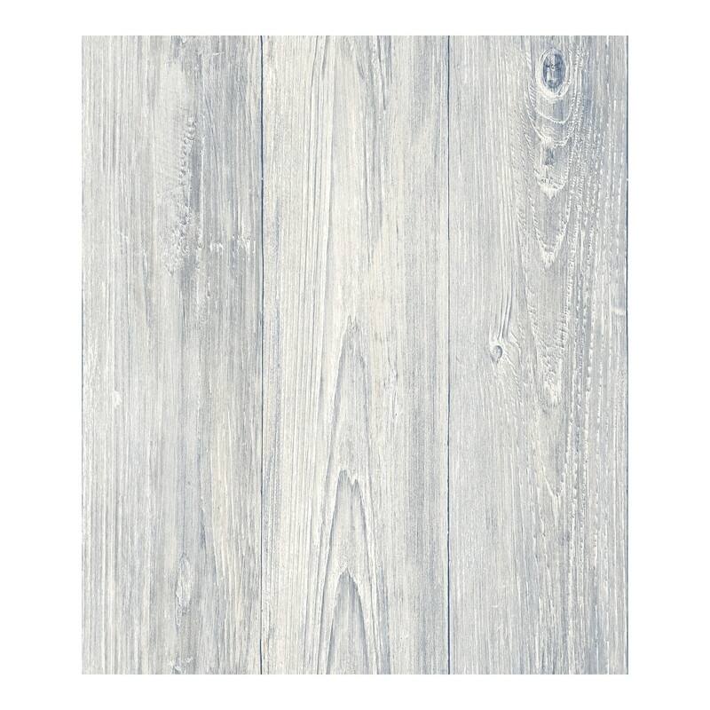 Chesapeake Mapleton Light Grey Shiplap Wallpaper - 20.5 x 396 x 0.025