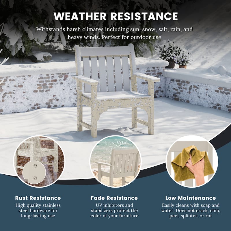 Laguna Poly Garden Arm Chair (Set of 2)