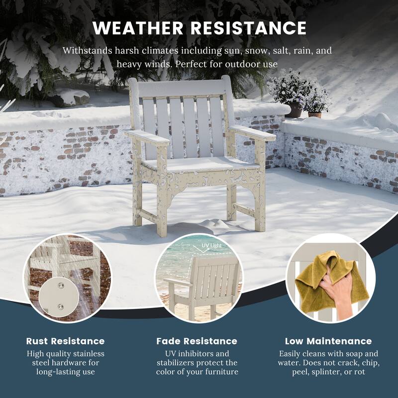 Laguna Poly Garden Arm Chair (Set of 4)