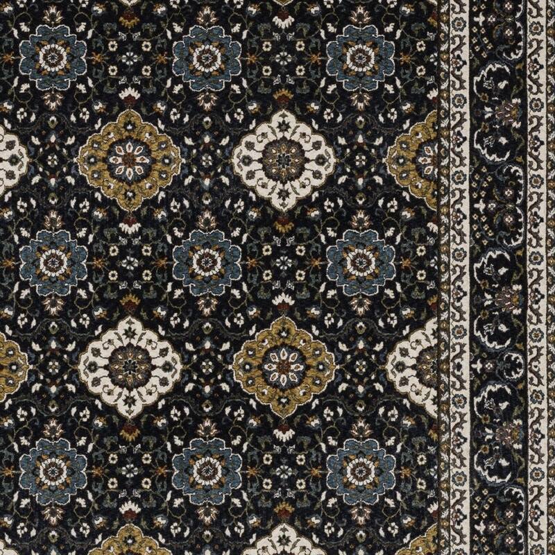 HomeRootsMedallion Traditional Rectangle Area Rug