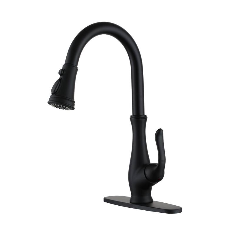 Clihome 3-Function 1 Handle PullDown Sprayer Kitchen Faucet