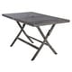 preview thumbnail 29 of 59, SAFAVIEH Outdoor Akita Folding Table with Umbrella Hole - 54.6" x 31.2" x 28.08"