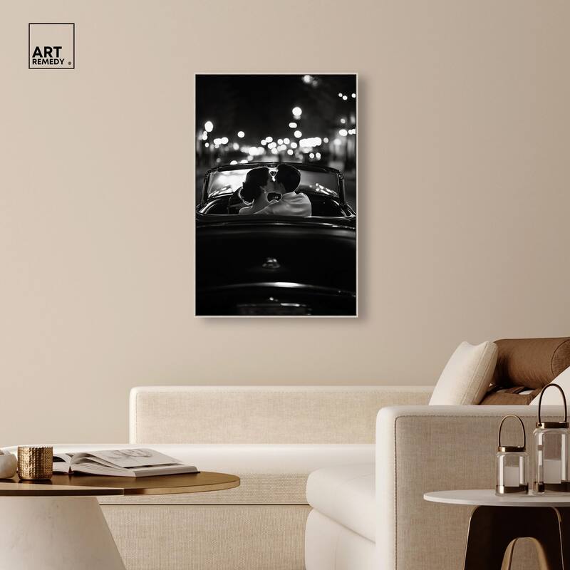 Kiss Me in the Moonlight II Canvas by Art Remedy