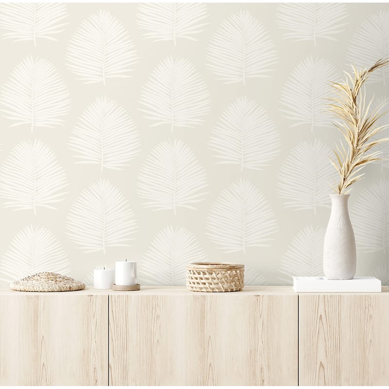 The Simple Life Island Palm Unpasted Wallpaper