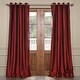 preview thumbnail 12 of 66, Exclusive Fabrics Grommet Blackout Faux Silk Taffeta 108-inch Curtain (1 Panel)