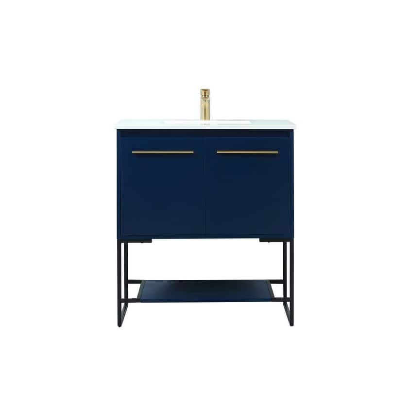 Elegant Lighting VF42530M Sloane 30" Free Standing Single Basin Vanity