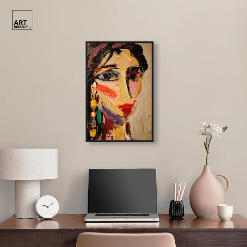 Colorful Expression I Canvas by Art Remedy