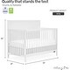 preview thumbnail 3 of 3, Dream On Me Dillian 5-in-1 Convertible Crib, JPMA & Greenguard Gold Certified - White