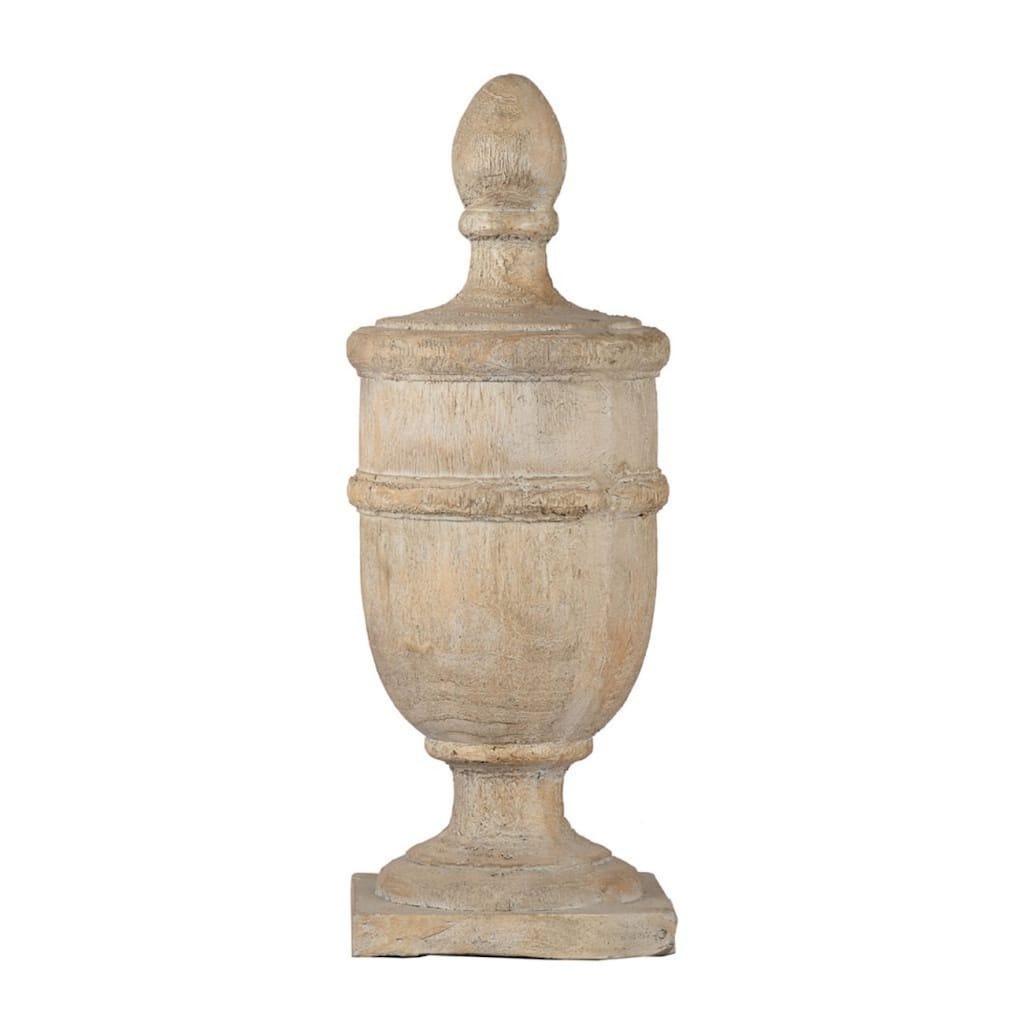 Large Chester Finial Decoration - 22" - White