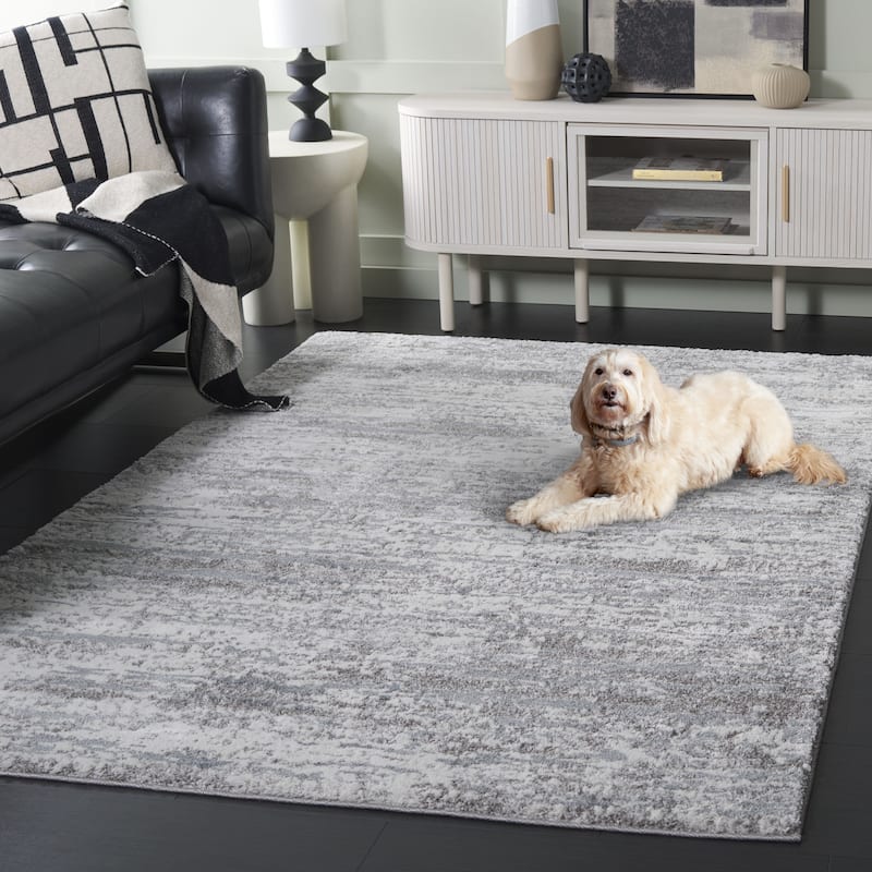SAFAVIEH Century Iida Modern Abstract Rug - 4'5" x 6'5" - Grey/Ivory - Rectangle