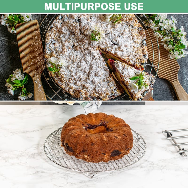 Cooling Rack, Round Baking Rack with 20mm Legs