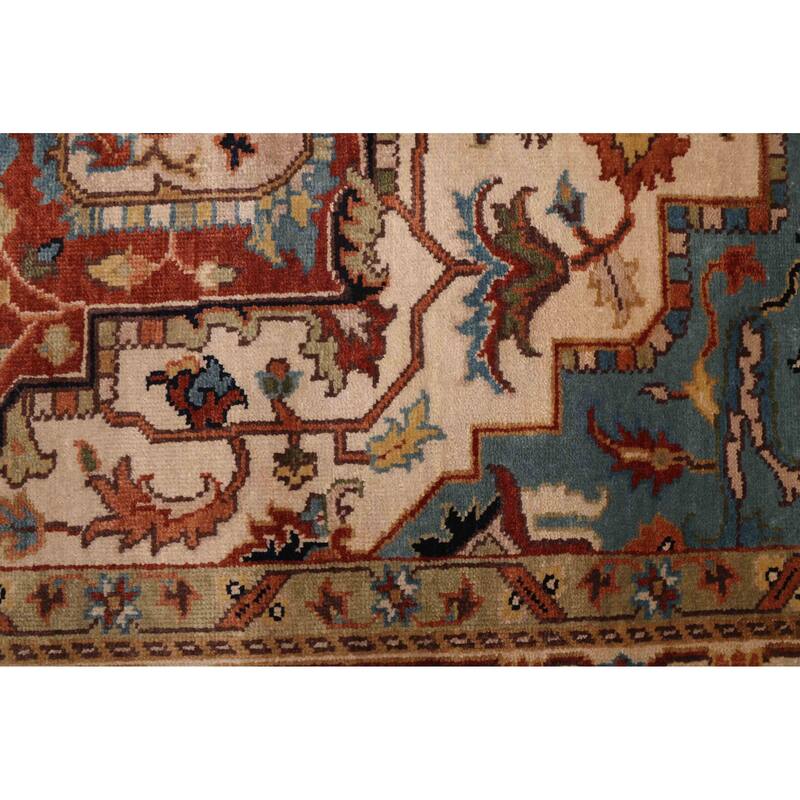 ECARPETGALLERY Hand-knotted Jules Sultane Ivory Wool Rug - 7'10 x 10'1