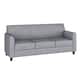 Option Grey Faux Leather