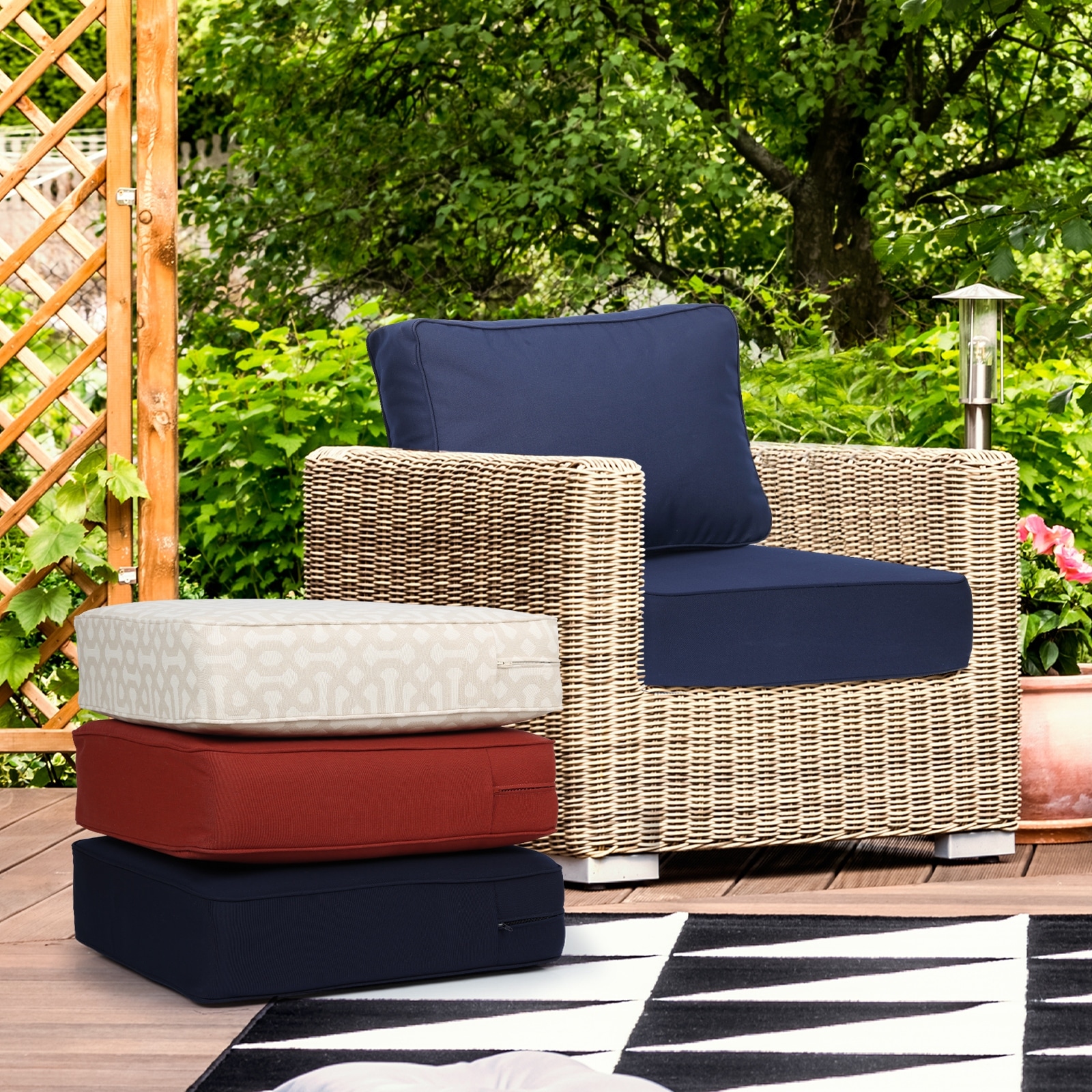 22 X 25 Outdoor Cushions SORRA HOME 25 X 23 X 22 Deep Seating