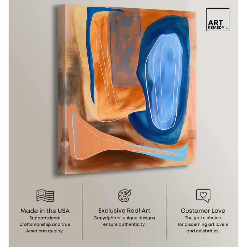 An Abstract Oil I Canvas by Art Remedy, Gallery Wrapped