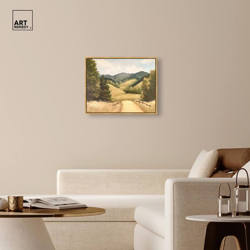 Summer Fields Canvas by Art Remedy