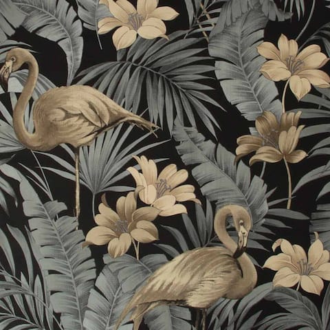 Sandrine Tropics Dark Wallpaper