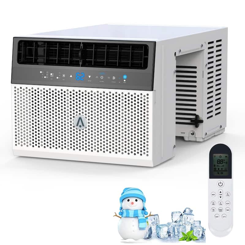 8000 BTU Window Air Conditioner, with Washable Filter, 115V/60Hz - White