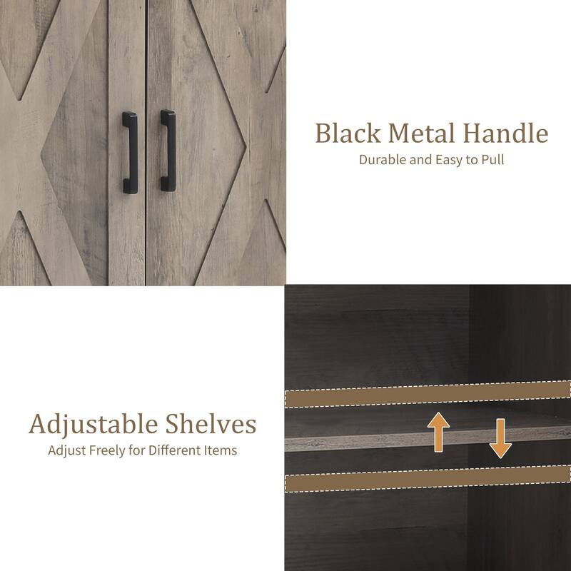 Traditional 3 Drawer Sideboard Storage Cabinet