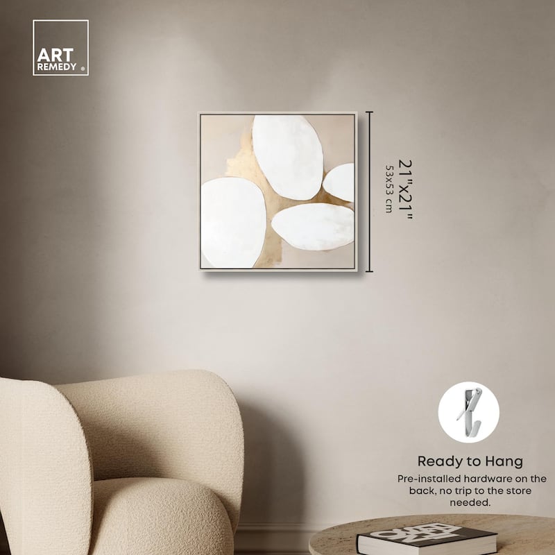Stacked Stones III Canvas by Art Remedy