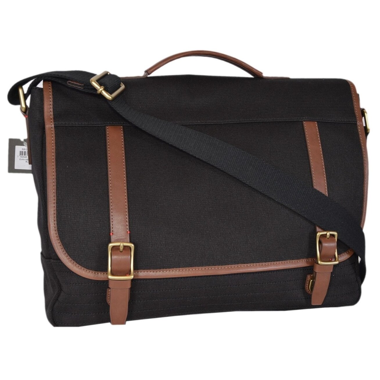 fossil canvas messenger bag