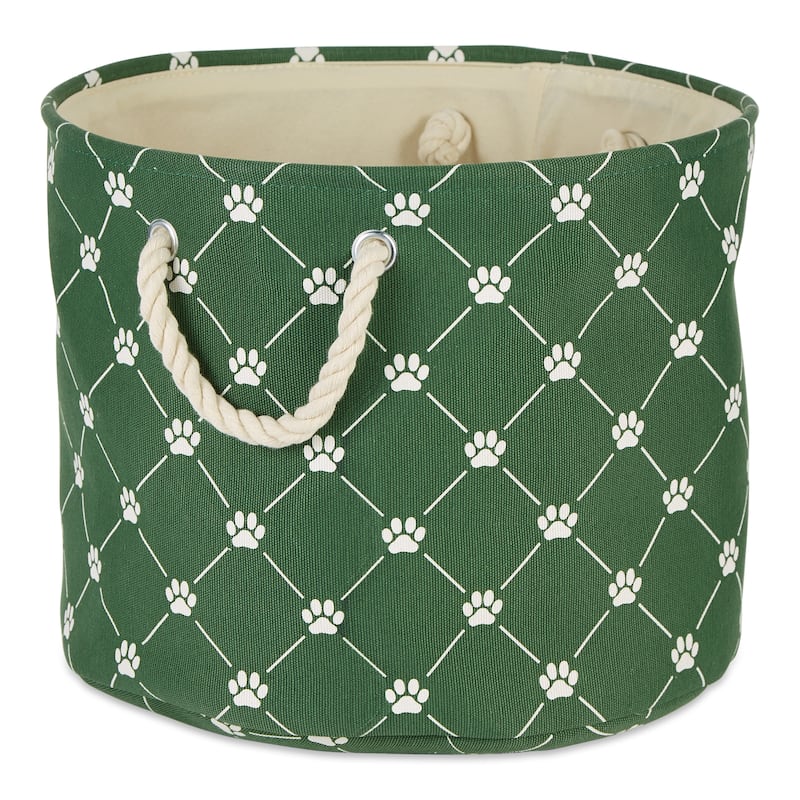 Bone Dry Polyester Pet Bin Trellis Paw