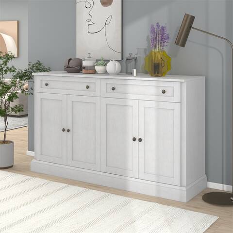 Merax Sideboard Storage Buffet Cabinet with Adjustable Shelves