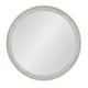 preview thumbnail 6 of 21, Kate and Laurel Mansell Wood Framed Wall Mirror - 28" Diameter Gray