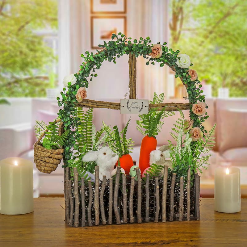National Tree Company 19 Inch Easter Decoration Window Paner - 19 in
