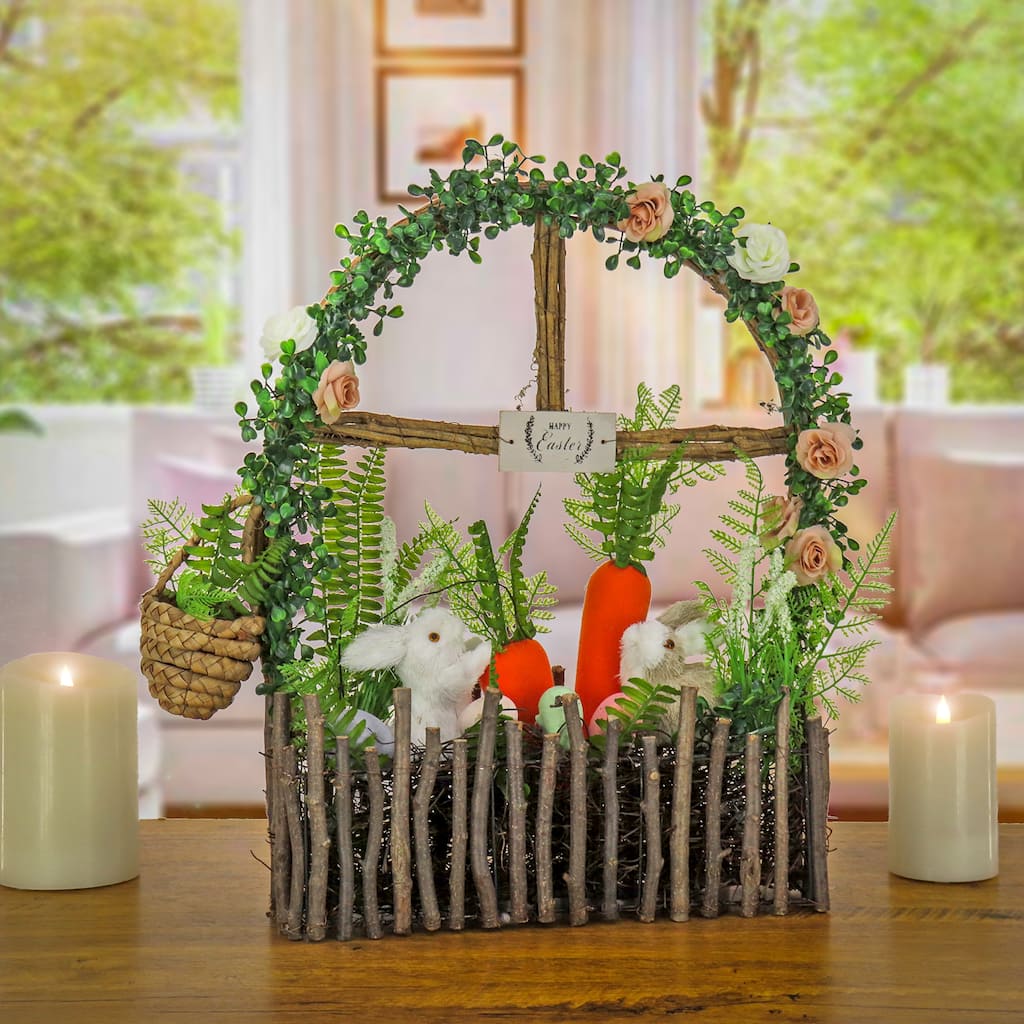 National Tree Company 19 Inch Easter Decoration Window Paner - 19 in