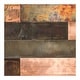 preview thumbnail 10 of 8, Aspect Peel & Stick Bronze Relic Distressed Metal 15 sq ft Kit Sample