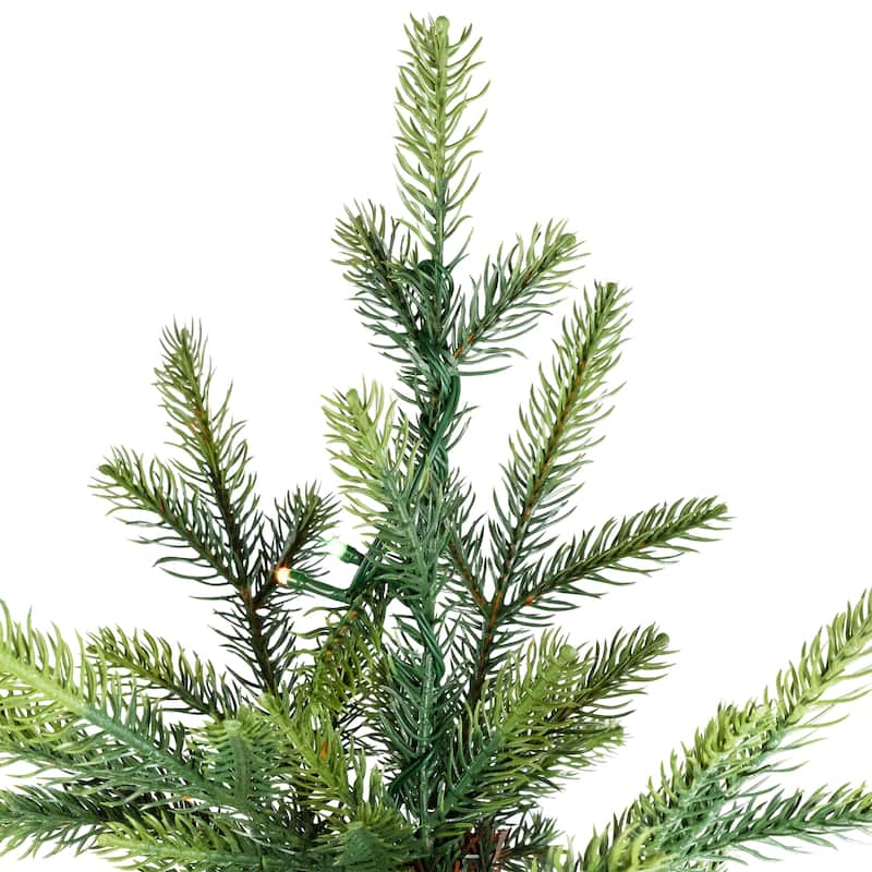 Real Touch™ Elite Pre-Lit Glenmora Pine IPT Artificial Christmas Tree - 6' Dual Color LED - 6 Foot