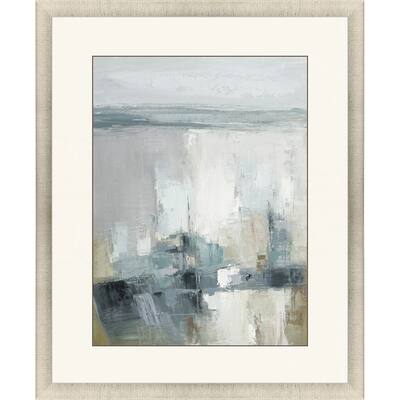 Echoes of the Sea II Framed Art Giclee Under Glass - Blue