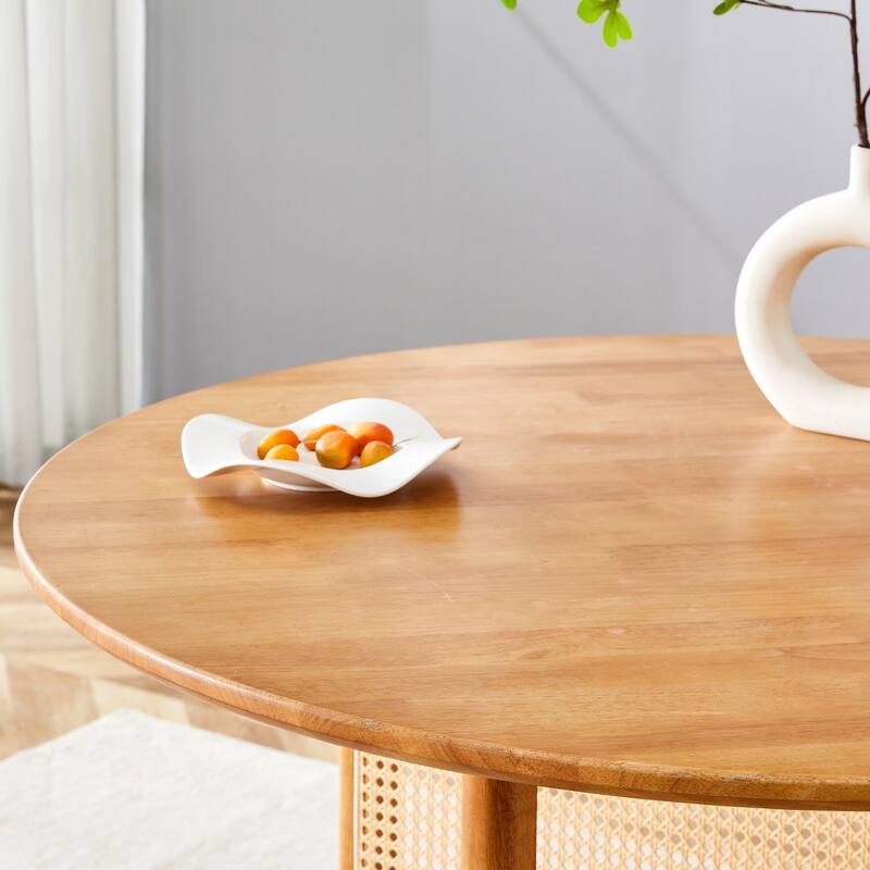 Chinese Countryside Retro Solid Wood Round Table