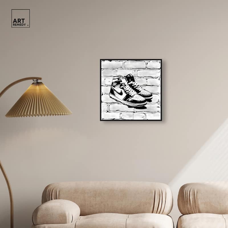 Brick City Jordans Canvas by Art Remedy