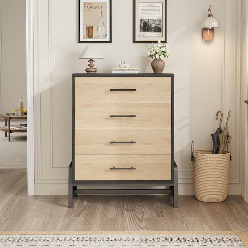 4/6/7 Drawer Dresser for Bedroom, Freestanding Wooden Storage Chest