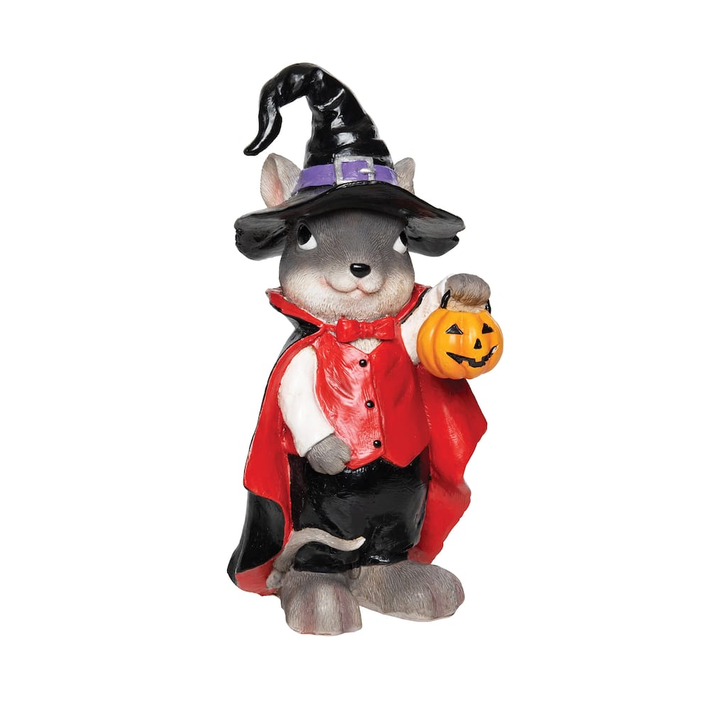 Mouse Witch Halloween Figurine