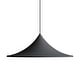 preview thumbnail 1 of 0, Golden Lighting Vistara 1-light 28in Pendant in Sand Black