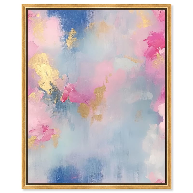 Whispering Rose Canvas by Art Remedy - 36" x 45" - Gold