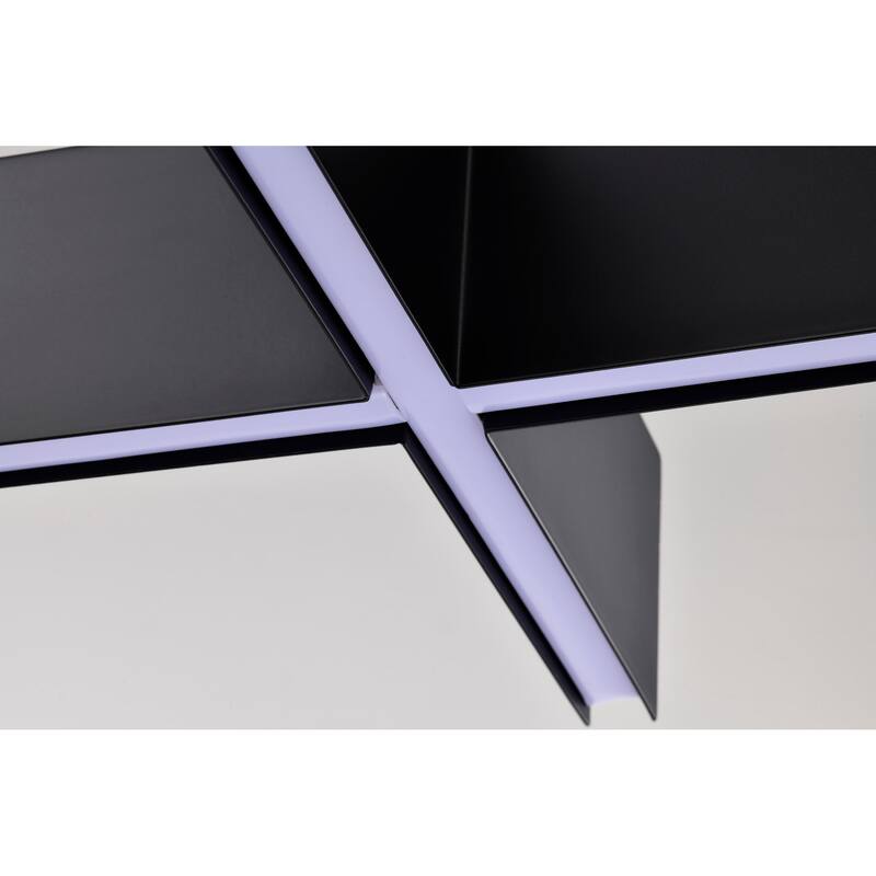 Blaine 16 Inch LED Pendant Matte Black Acrylic Lens - Matte Black