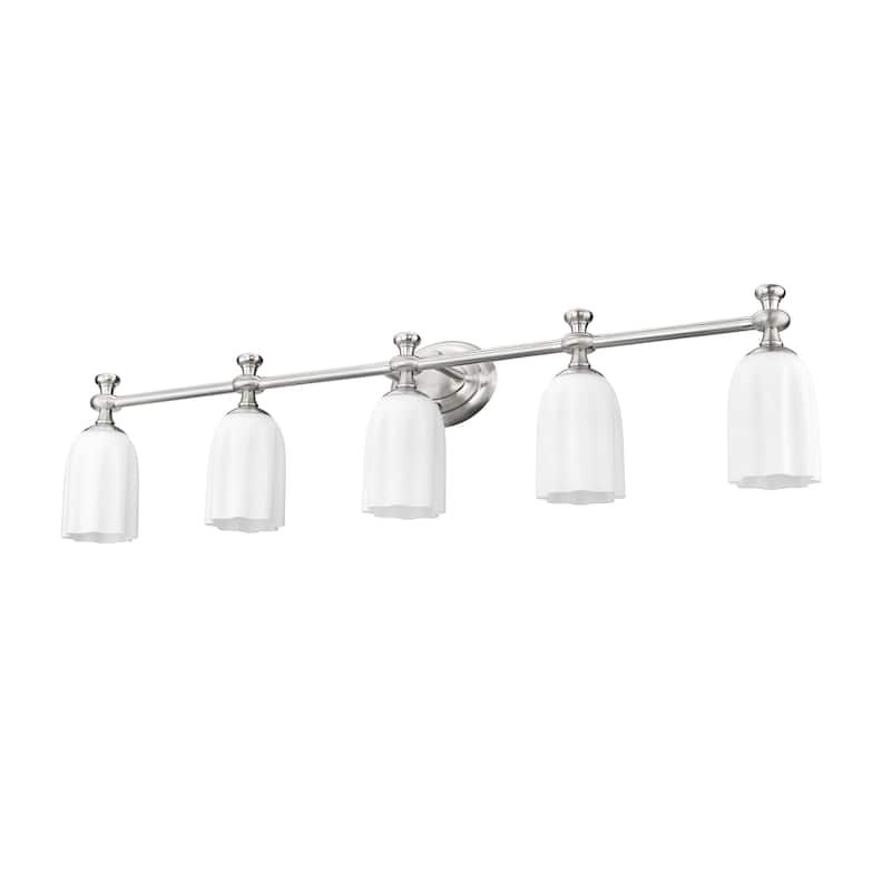 Orion 5 Light Vanity in Brushed Nickel