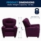 preview thumbnail 33 of 191, Contemporary Kids Recliner with Cup Holder