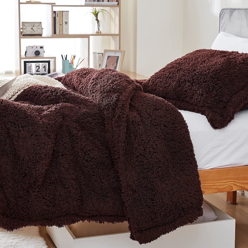 Winter Thick - Coma Inducer® Oversized Comforter Set - Burgundy Chocolate