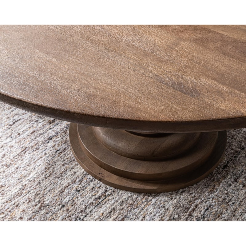 Classic Home Hera Mango Wood Round Dining Table