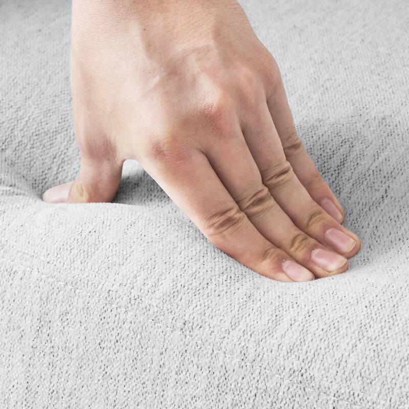 Modern Wooden Barrel Swivel Accent Chair Upholstery Armchair for Living Room