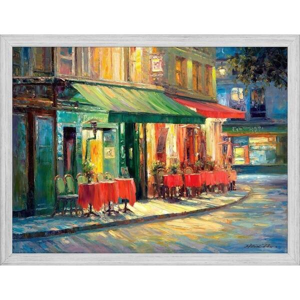 Shop Easy Art Prints Haixia Liu S Red Green Cafe Premium