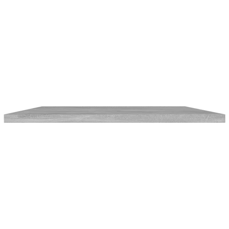 vidaXL Bookshelf Boards 4 pcs Concrete Gray 31.5"x15.7"x0.6" Chipboard