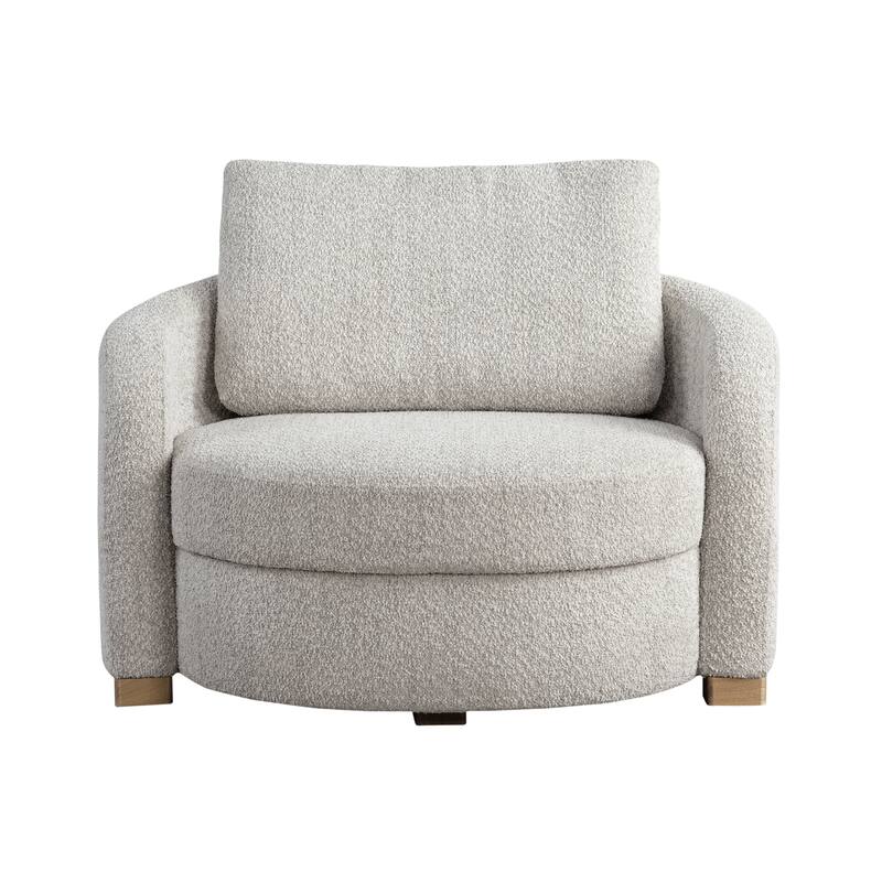 Studio Living Myers Large Accent Chair in Boucle Fabric